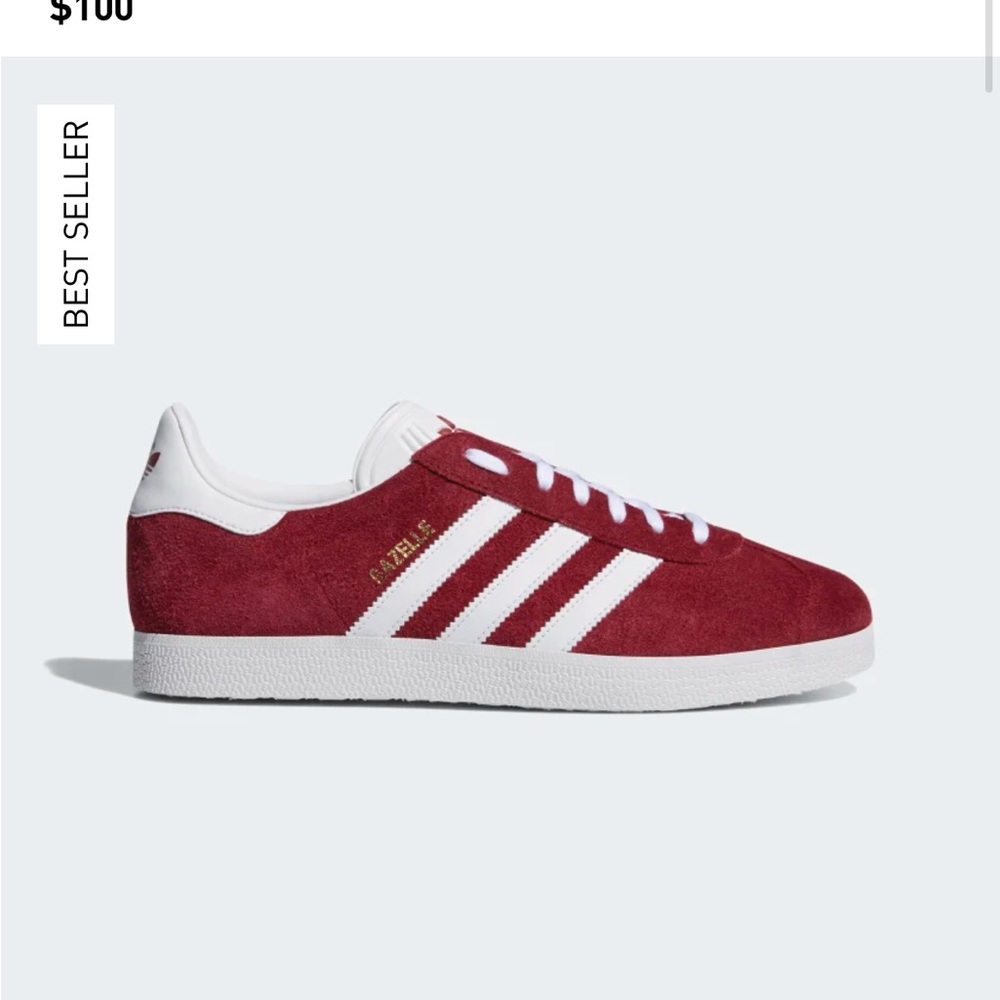 Adidas Gazelle Sneaker in Burgundy